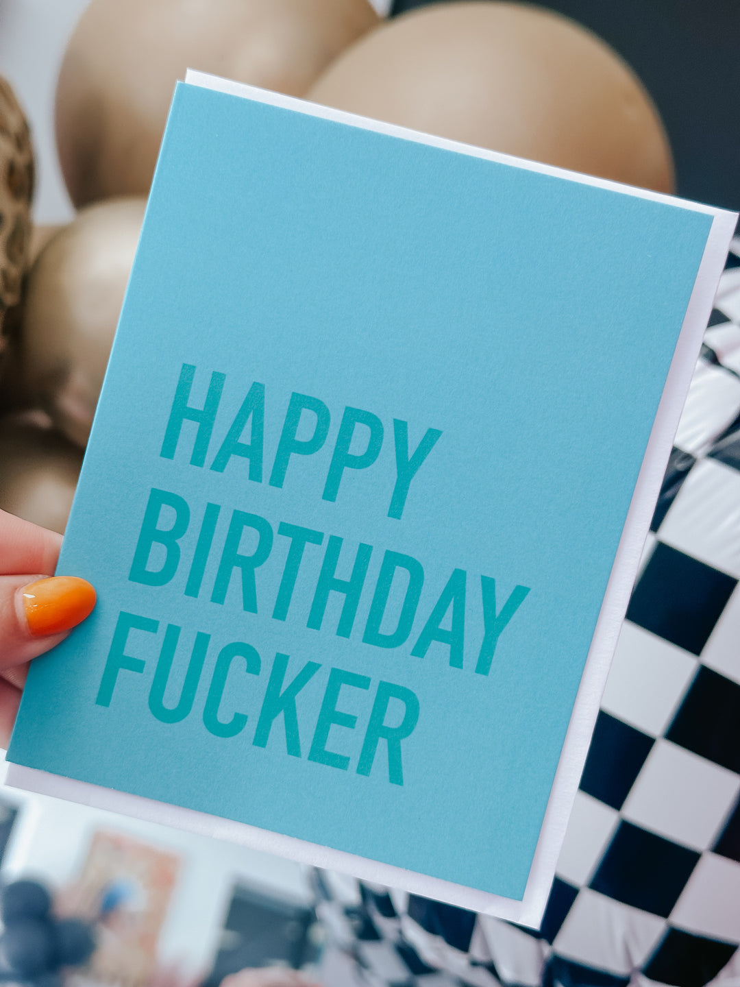 Happy Birthday Fucker Card