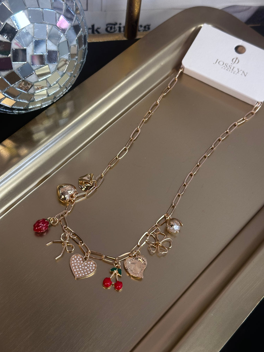 Cherry On Top Charm Necklace