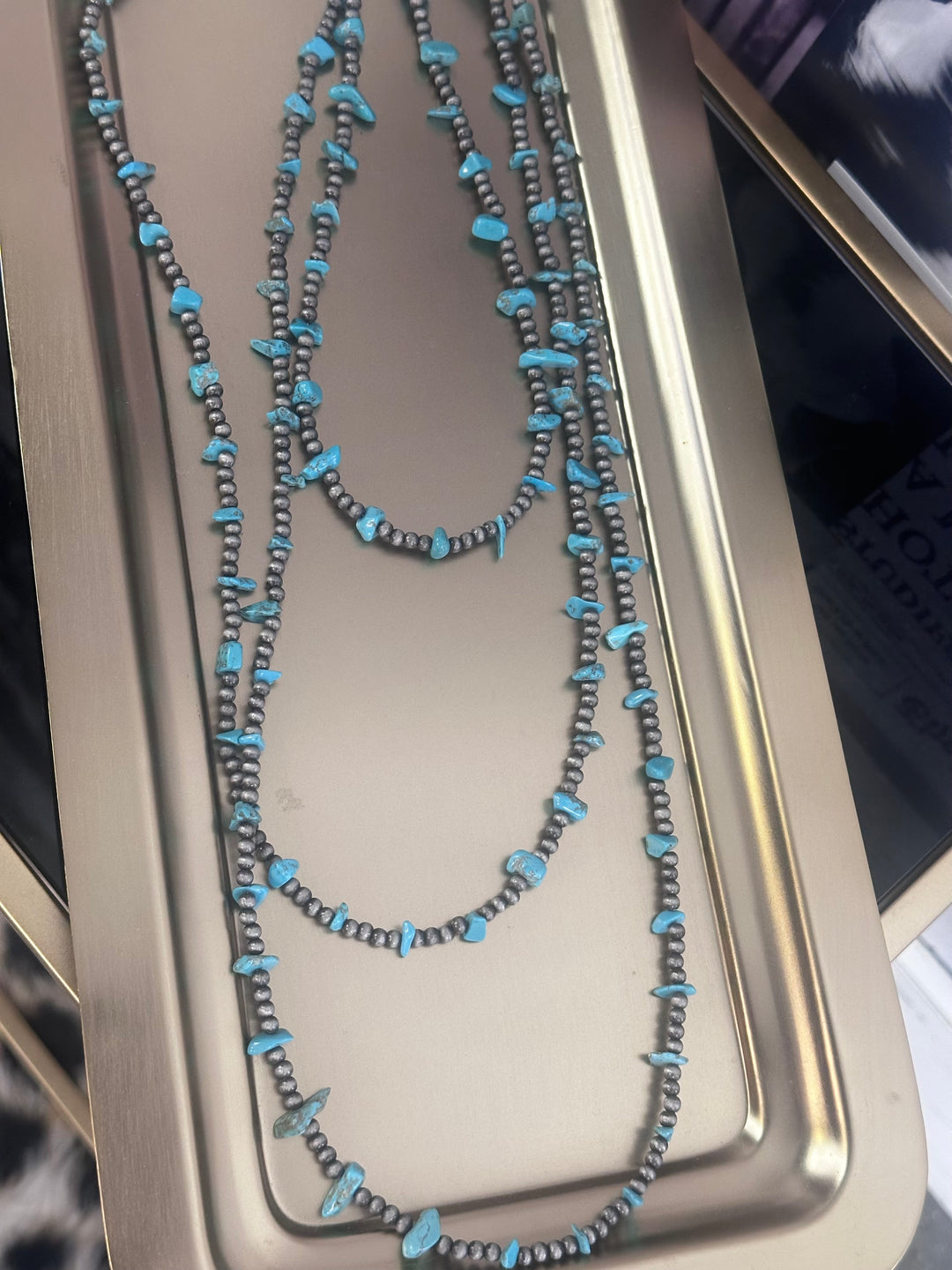 The Gwen Turquoise Layered Necklace