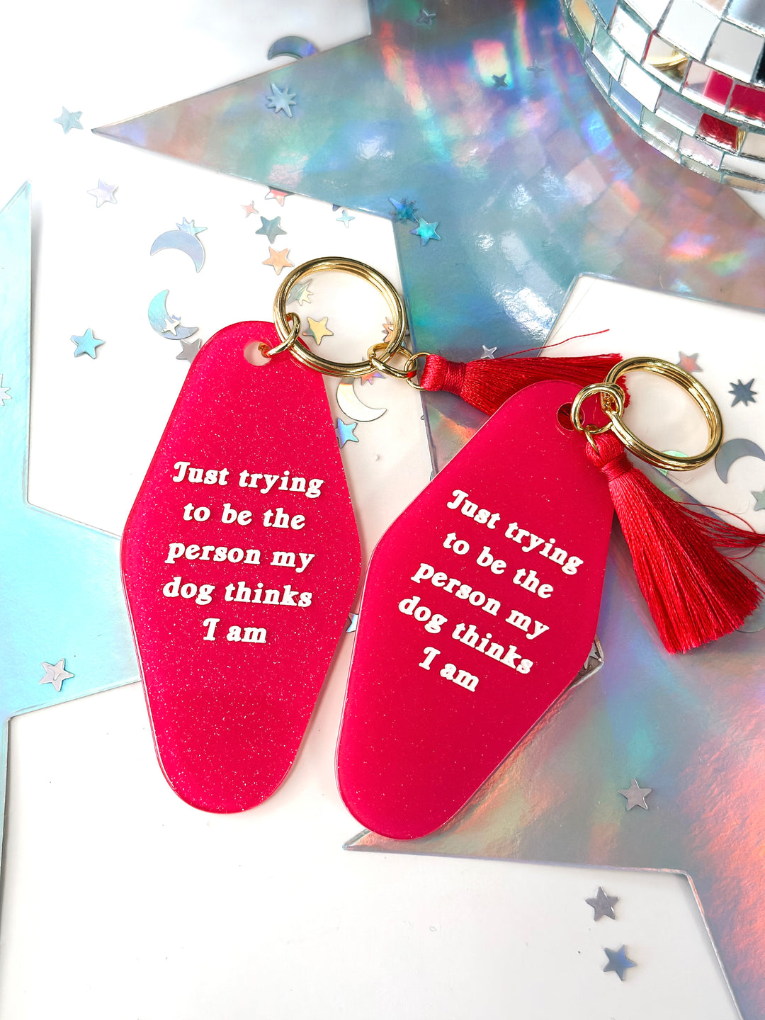 The Person My Dog Thinks I Am Keychain