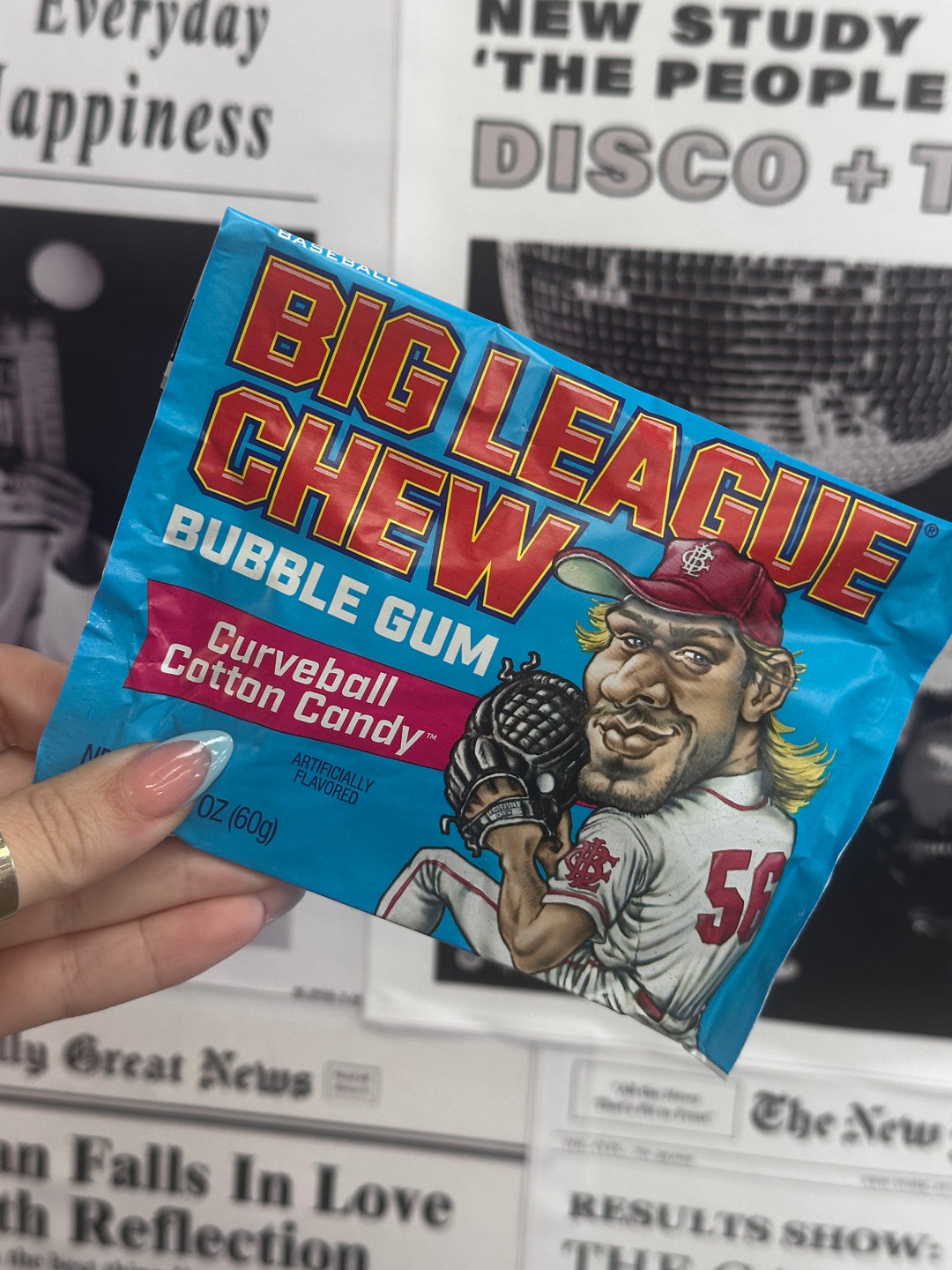 Big League Chew, Cotton Candy Bubble Gum