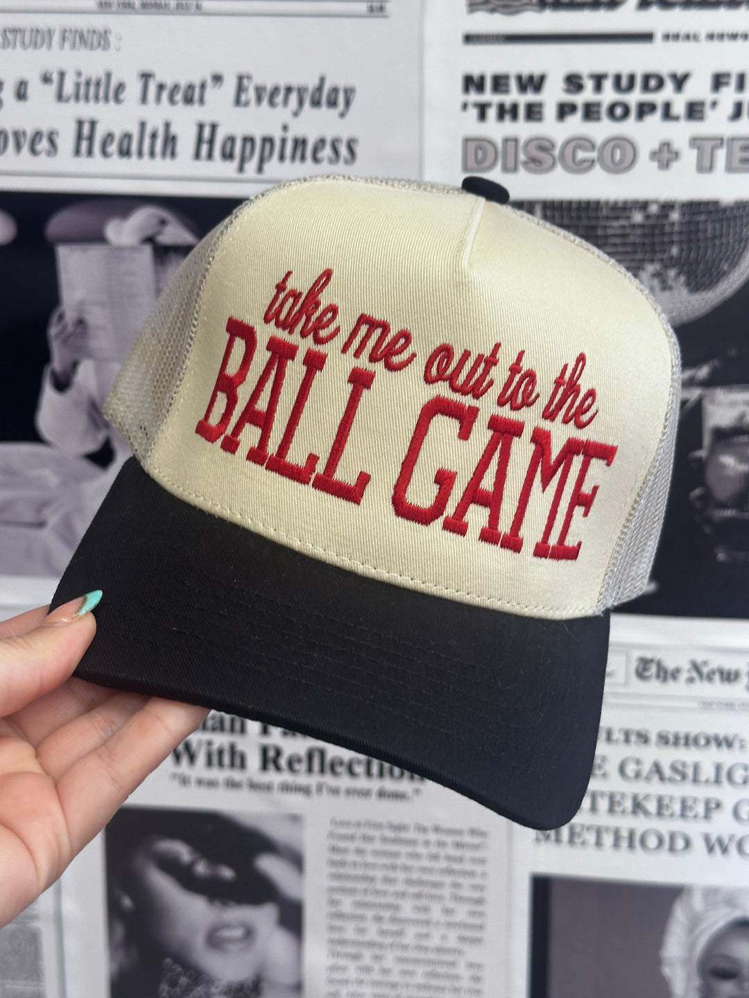 Ball Game Trucker Hat