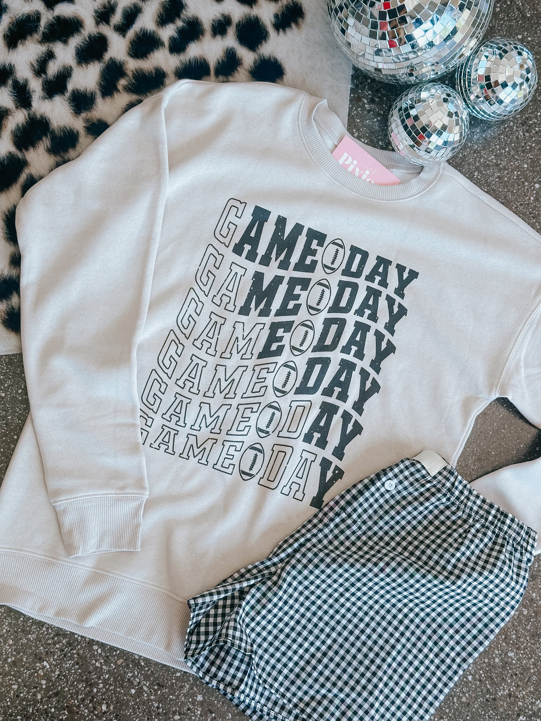 Game Day Football Graphic Sweatshirt