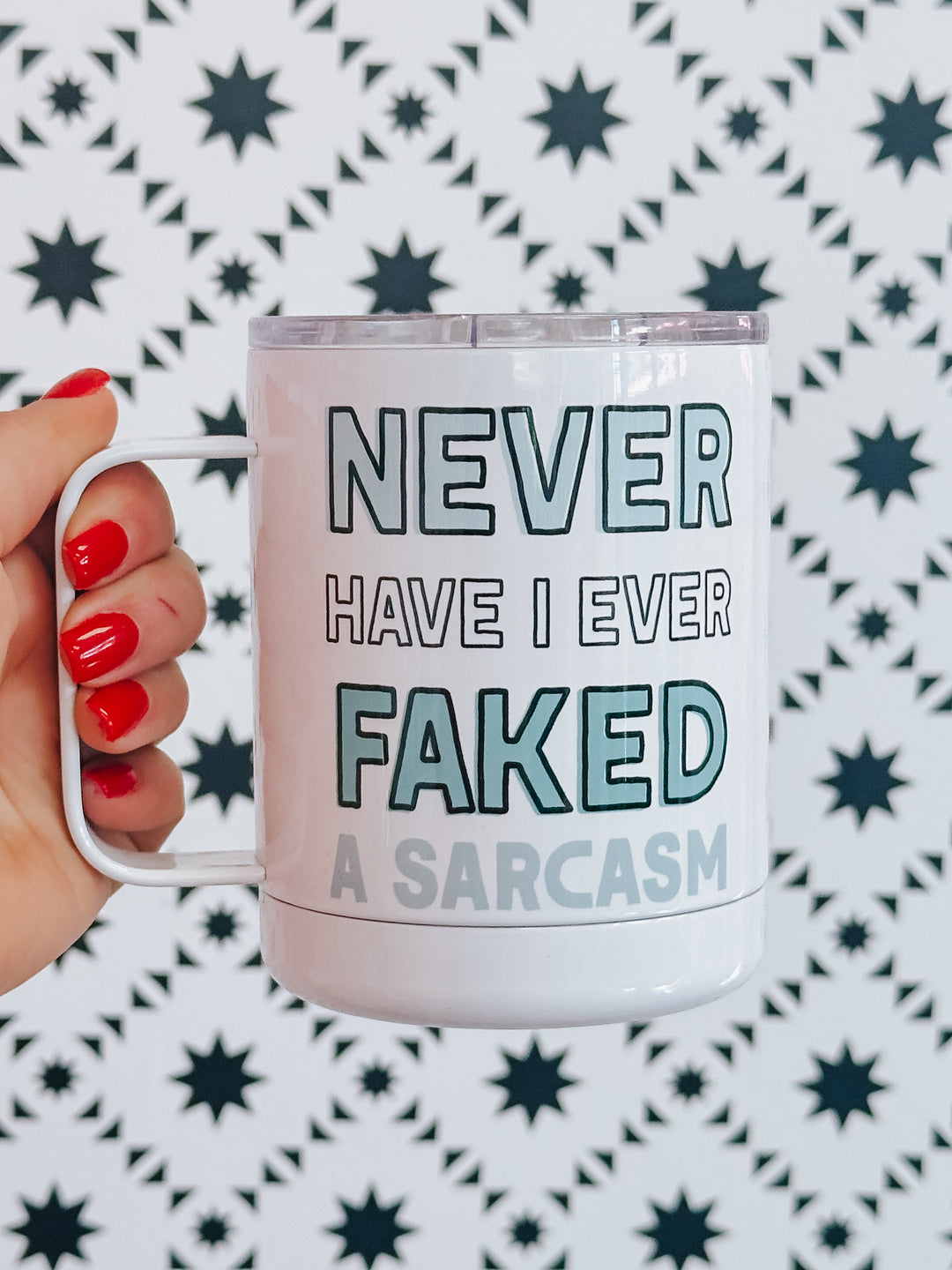 Never Faked A Sarcasm Travel Mug