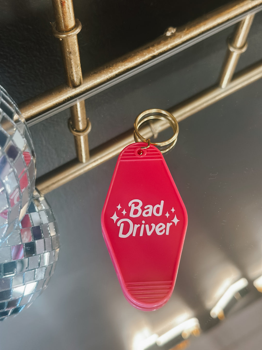 Bad Driver Keychain