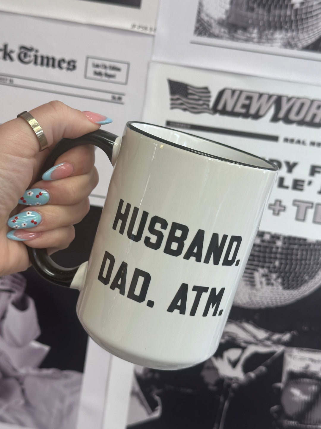 Husband. Dad. ATM. Coffee Mug