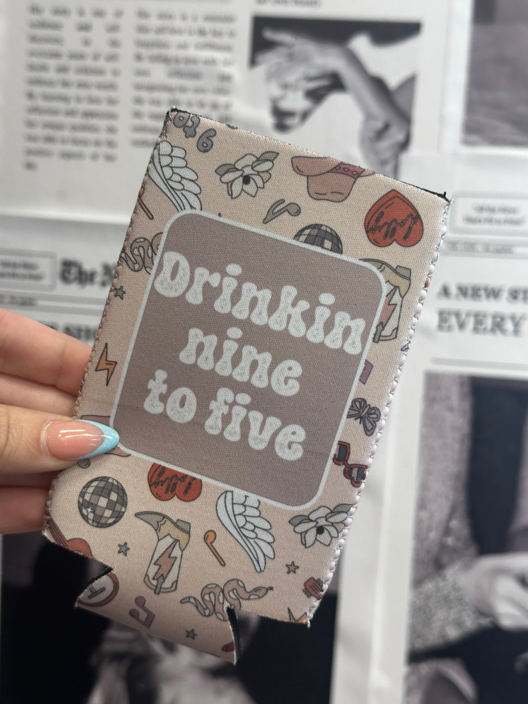 Drinking Nine To Five Can Coolie