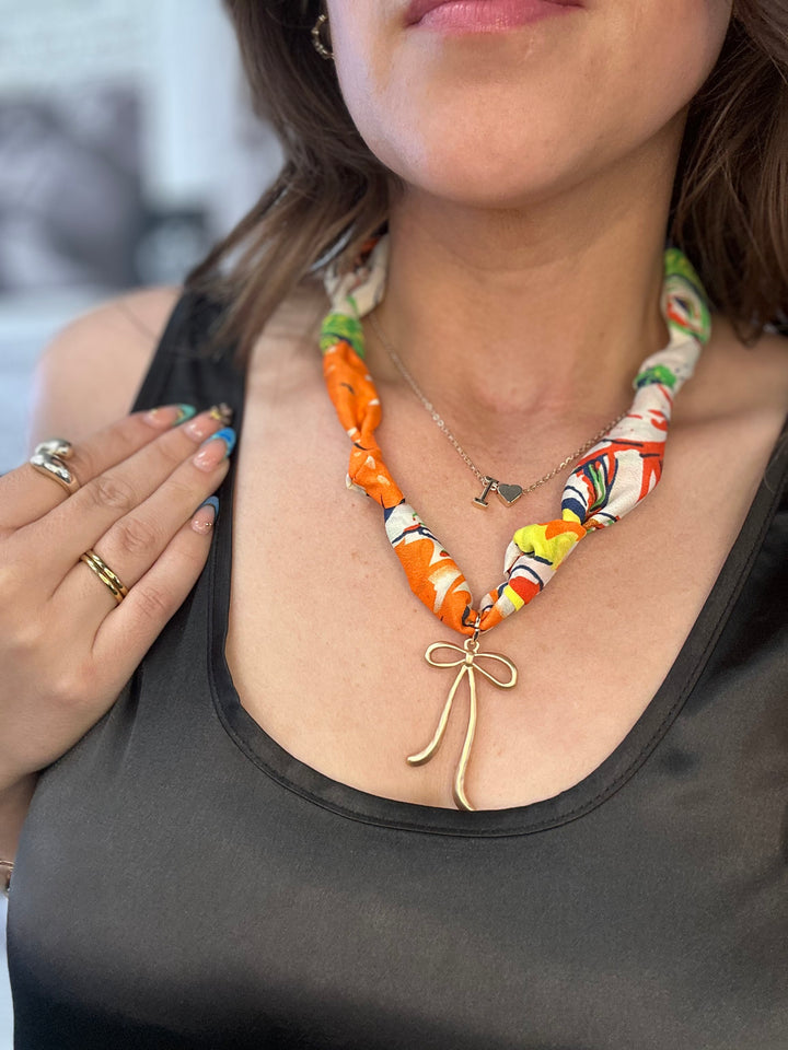 Scarf Charm Necklace