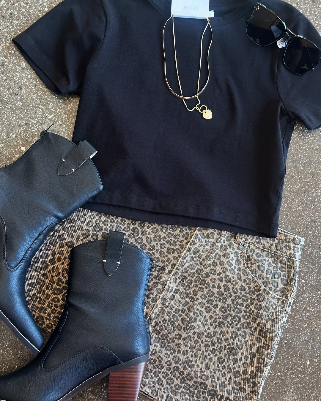 Leopard Sway Mini Skirt
