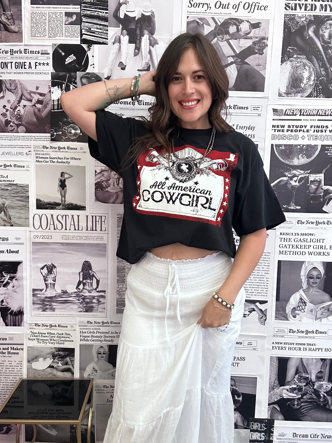 All American Cowgirl Graphic Tee