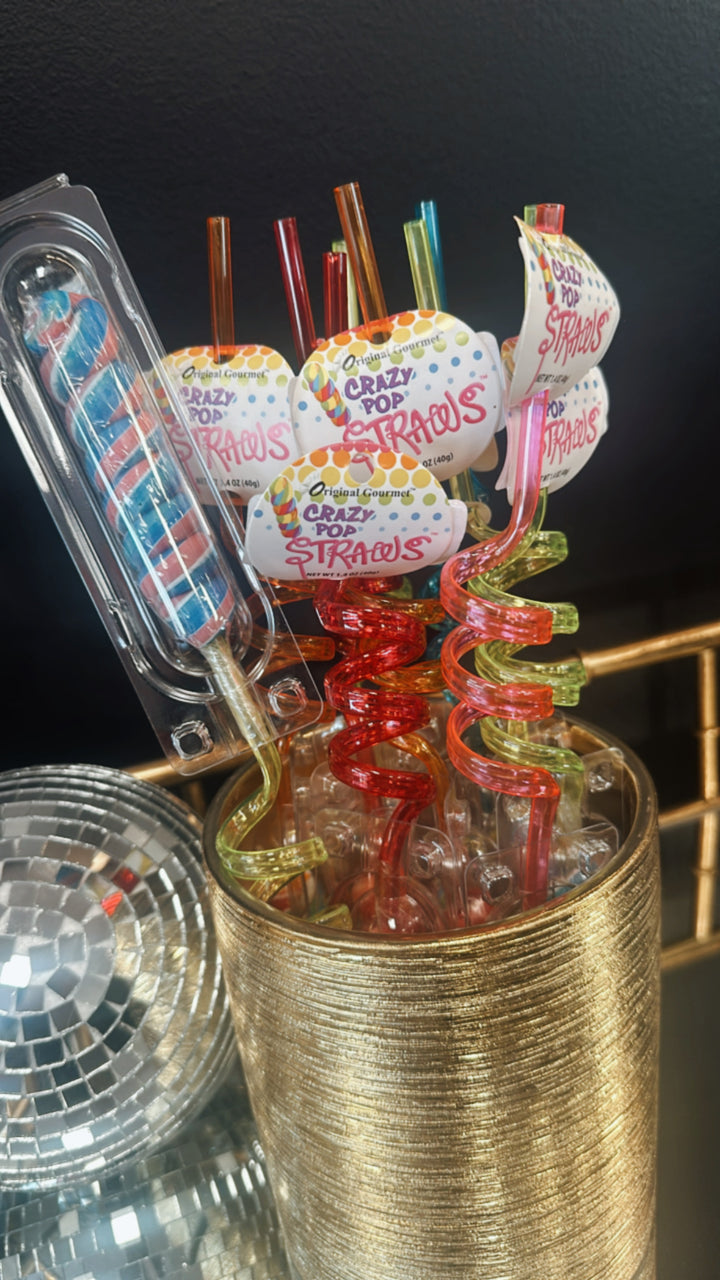 Crazy Pop Straws