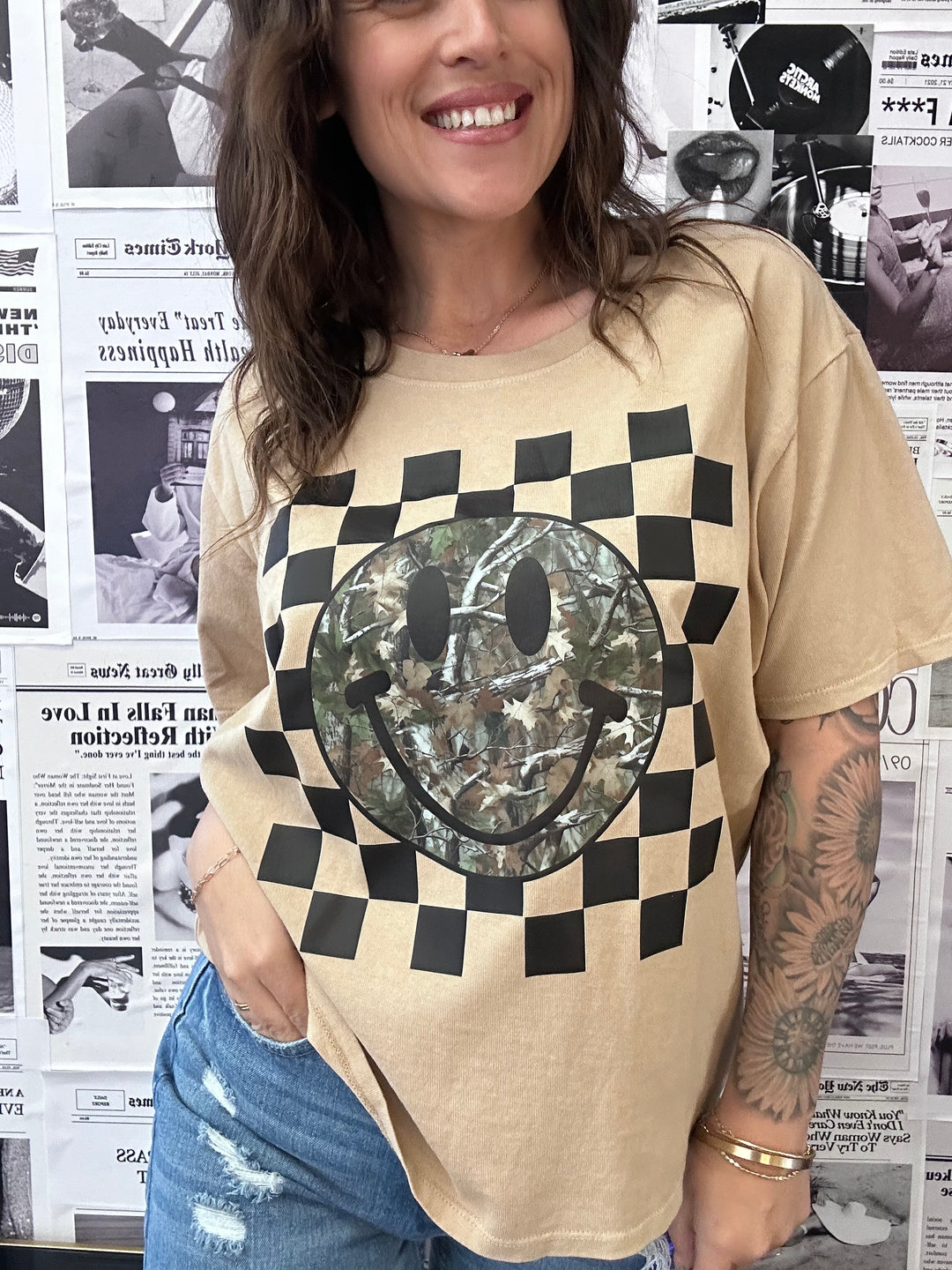 The Camo Happy Tee