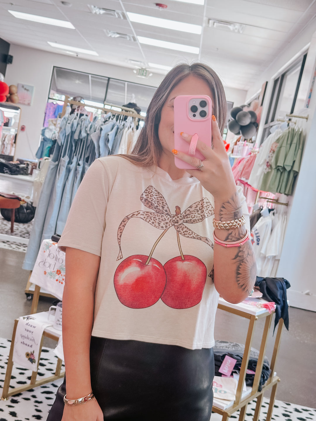 Jill Cherries Graphic Tee