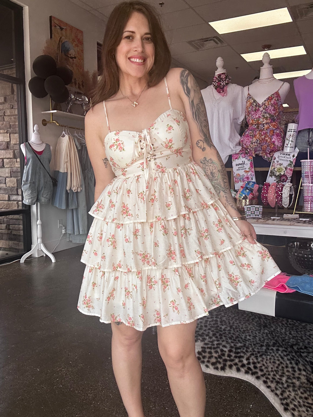 The Desi Floral Mini Dress