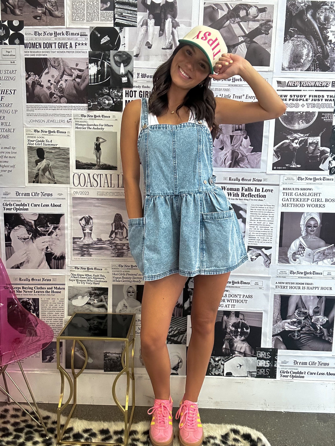 The Chicago Denim Romper