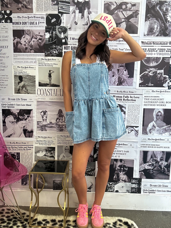The Chicago Denim Romper
