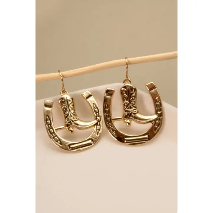 The Hollie Horseshoe Earrings