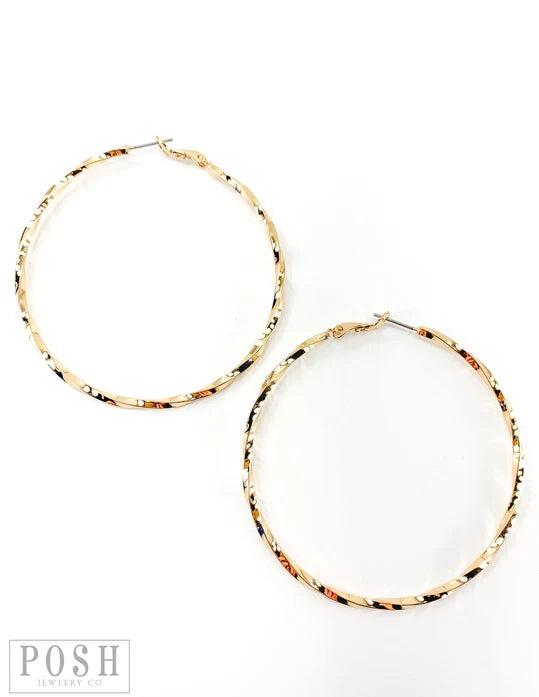 The Twist Hoop Earrings