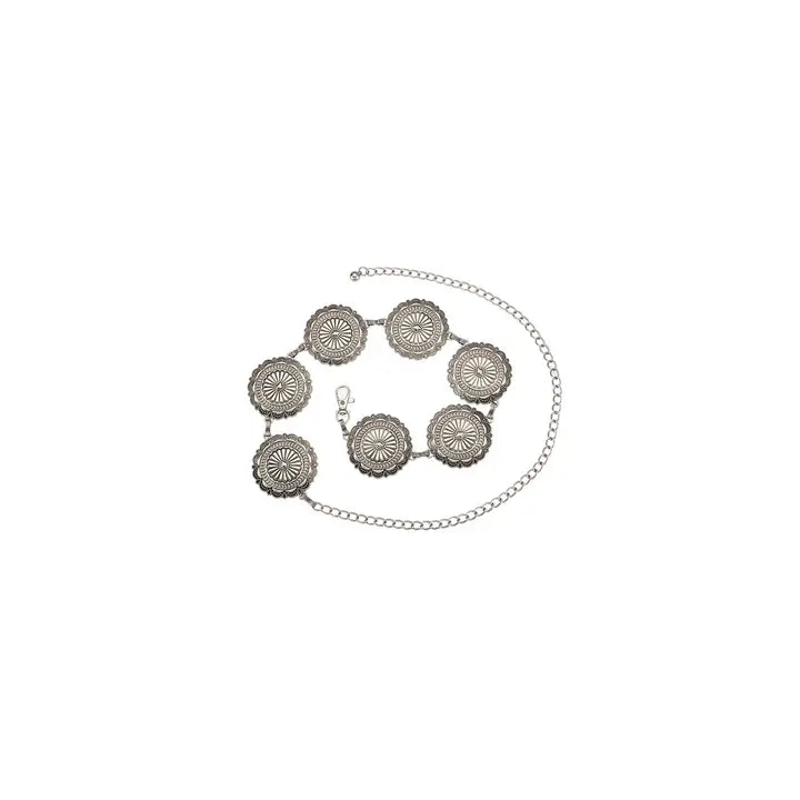 Round Concho Chain Belt