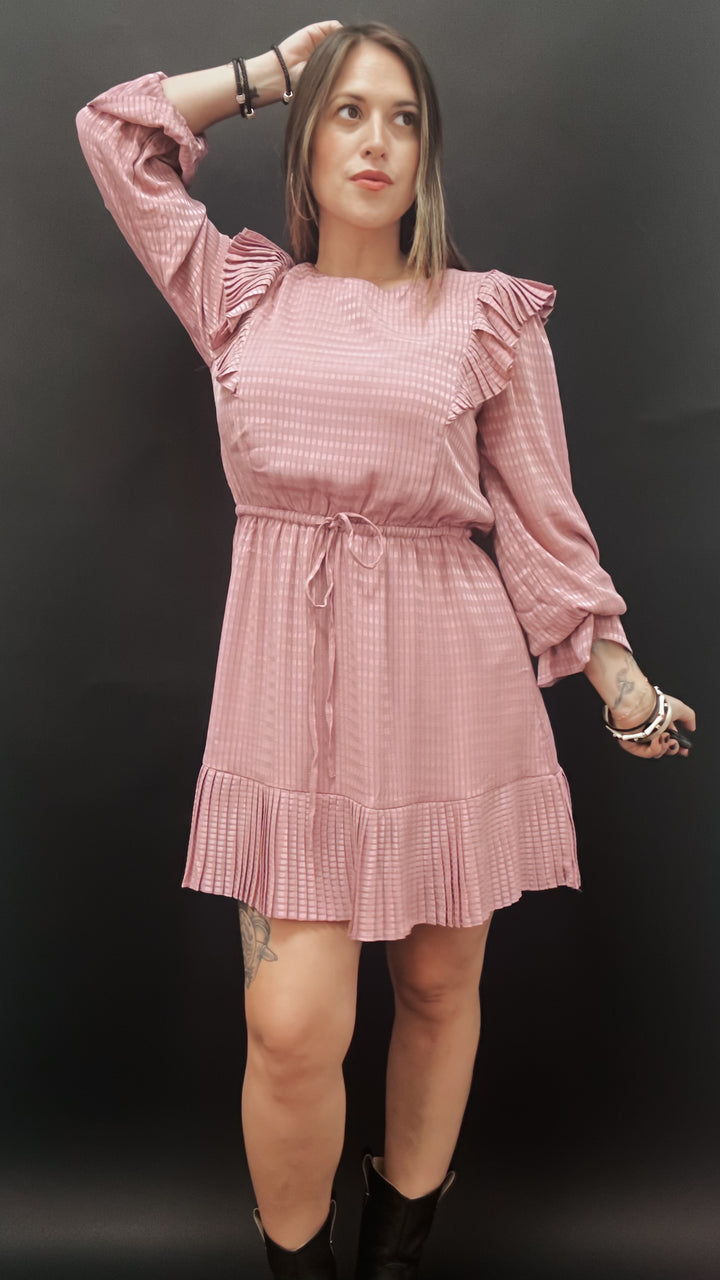 The Mia Ruffle Sleeve Dress