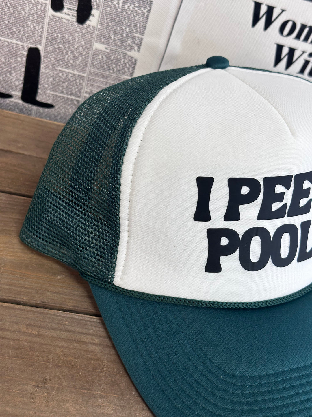 I Pee In Pools Trucker Hat