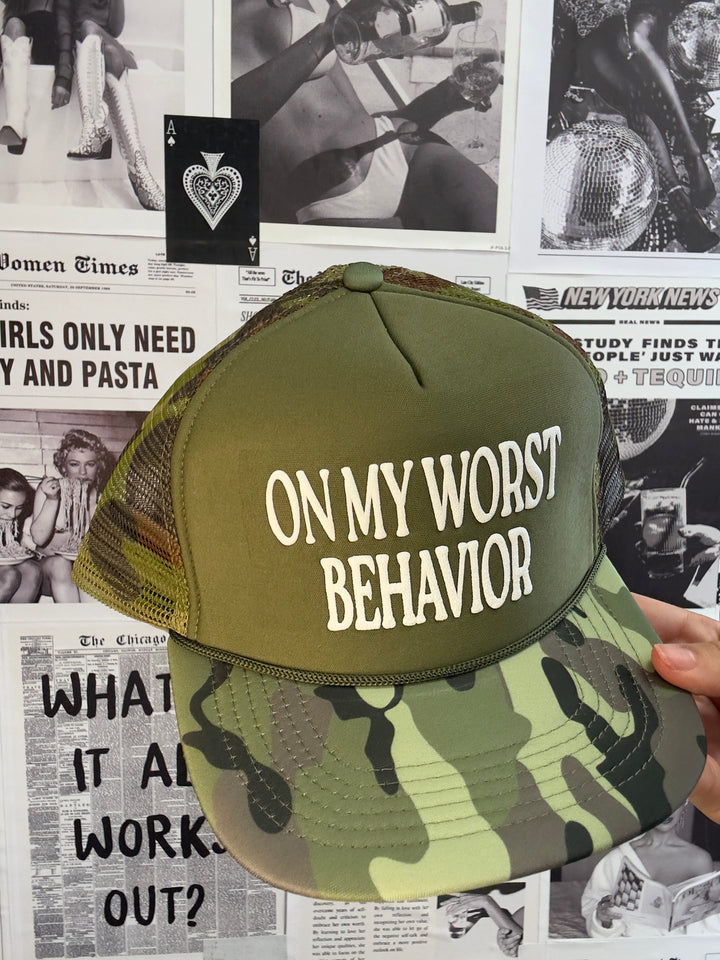 Worst Behavior Trucker Hat