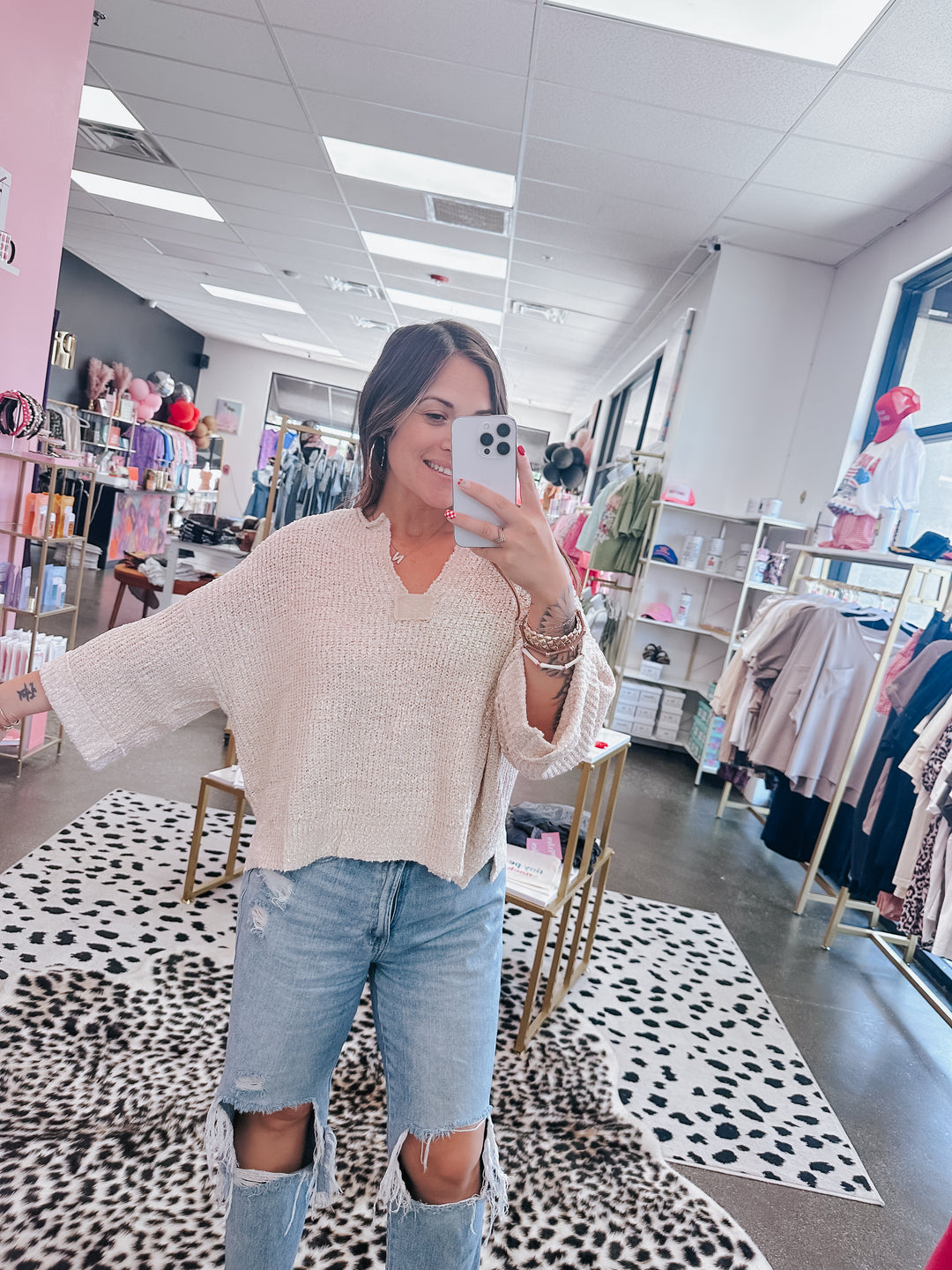 The Kelcie V Neck Sweater