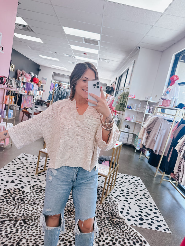 The Kelcie V Neck Sweater