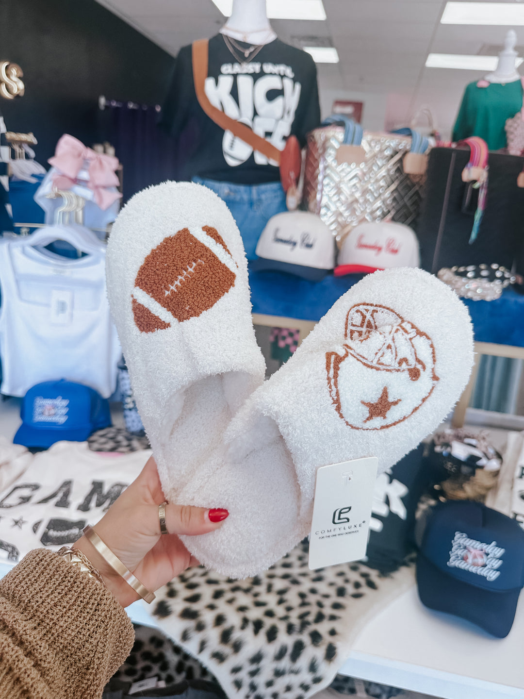 Football Gameday Slippers