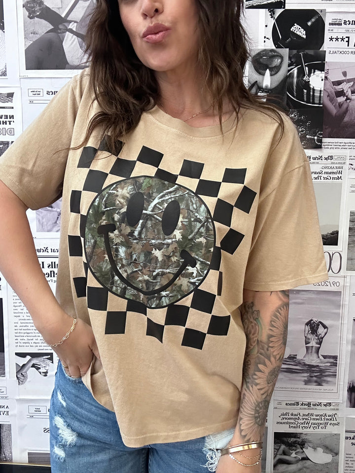 The Camo Happy Tee