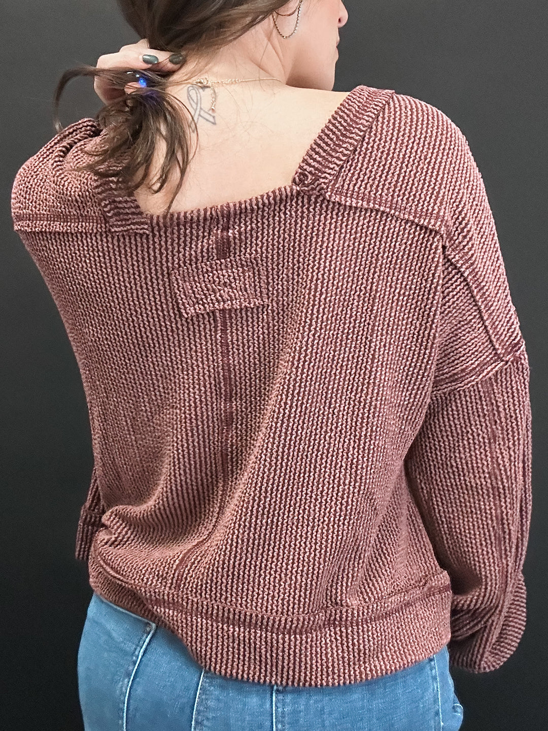 The Christina Ribbed Knit Top