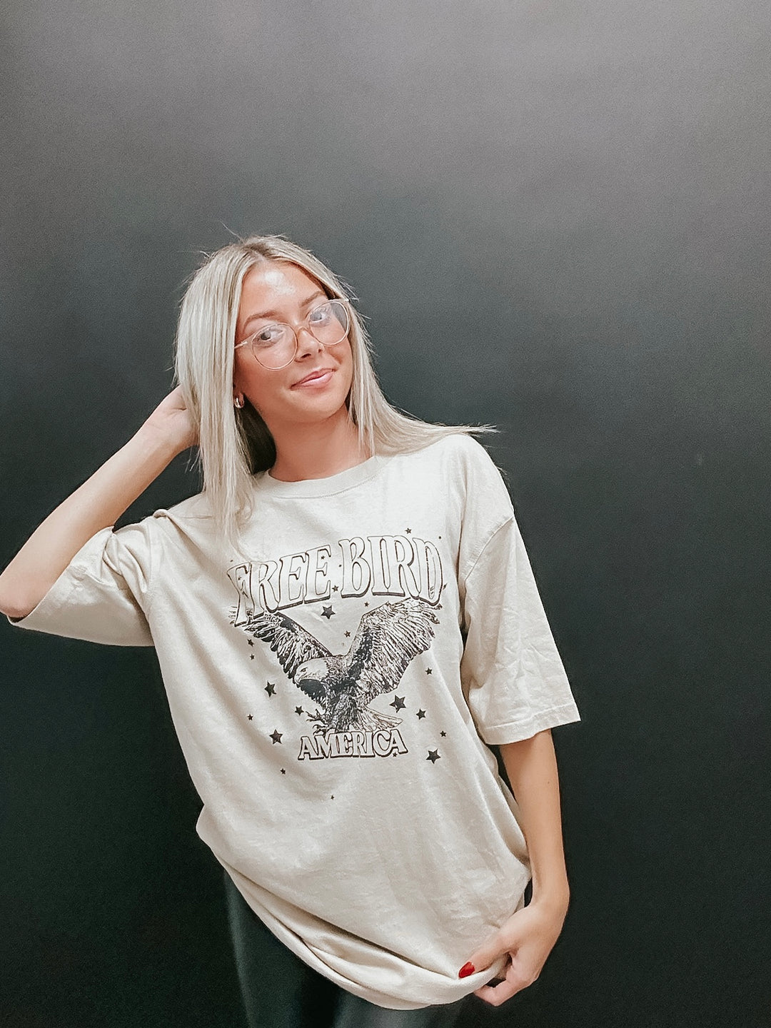 Free Bird Eagle America Graphic Tee