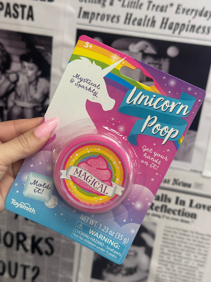 Unicorn Poop Glittery Pink Putty