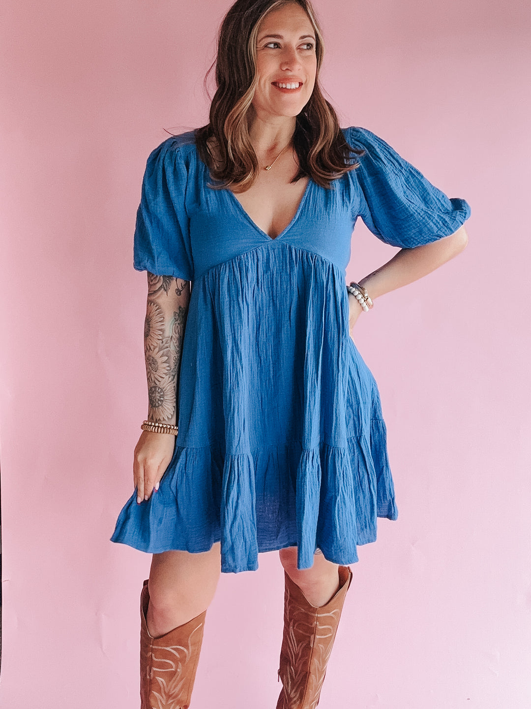 The Penny Tiered Mini Dress