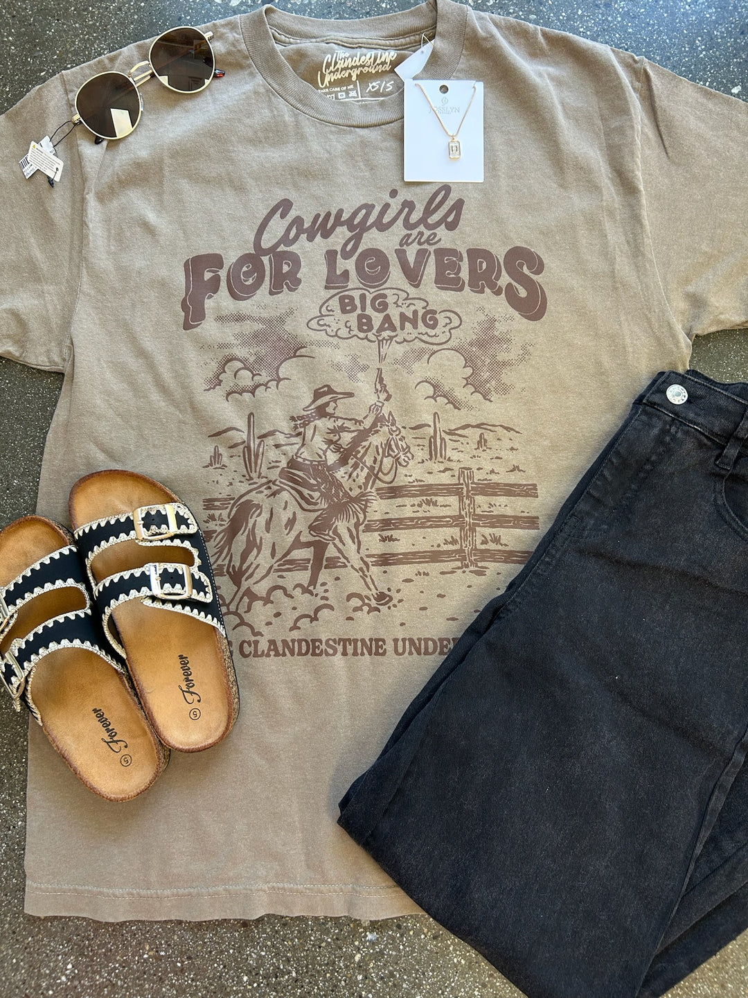 Cowgirls Are For Lovers Graphic Tee