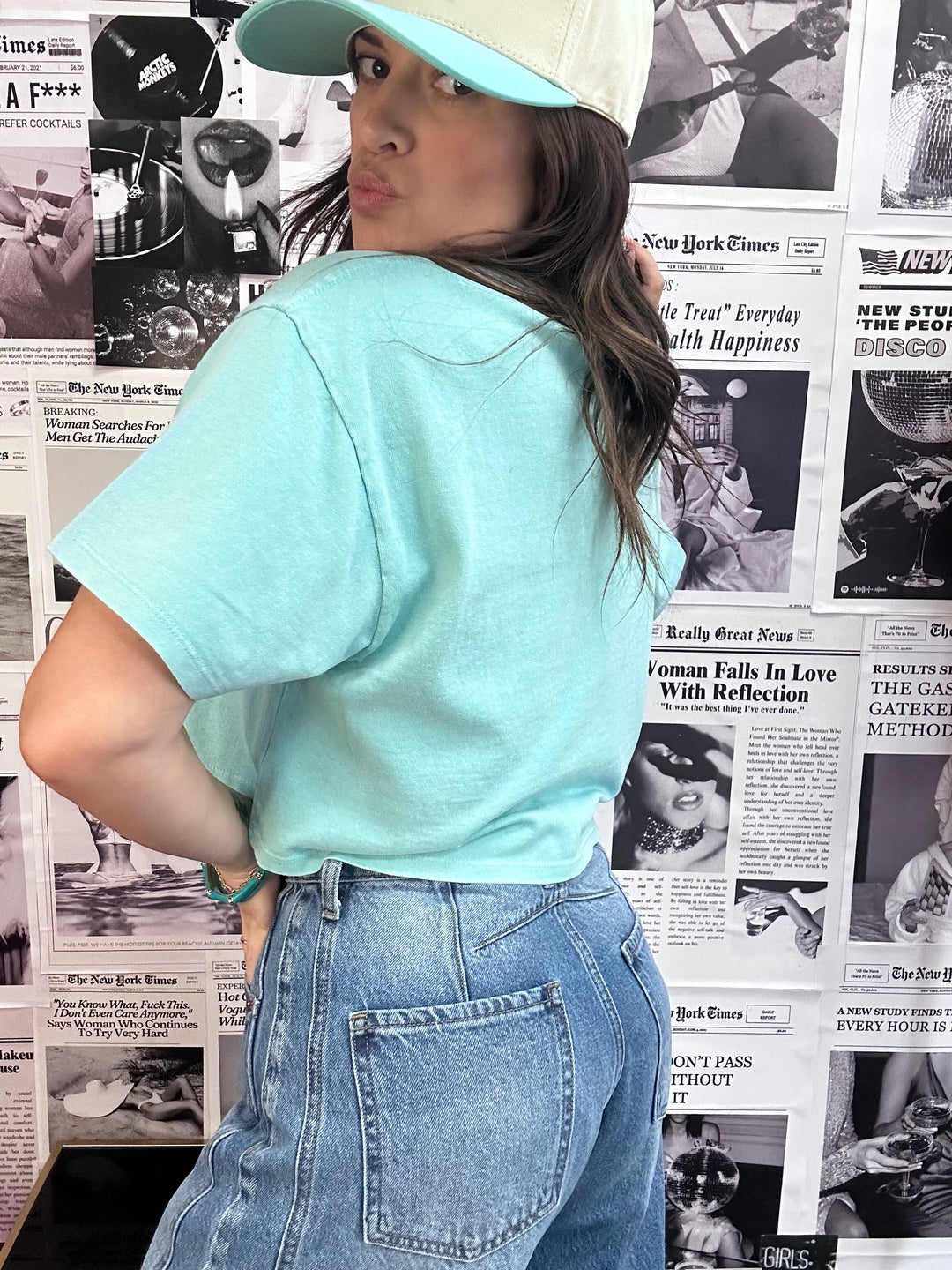 The Avila Washed Crop Tee