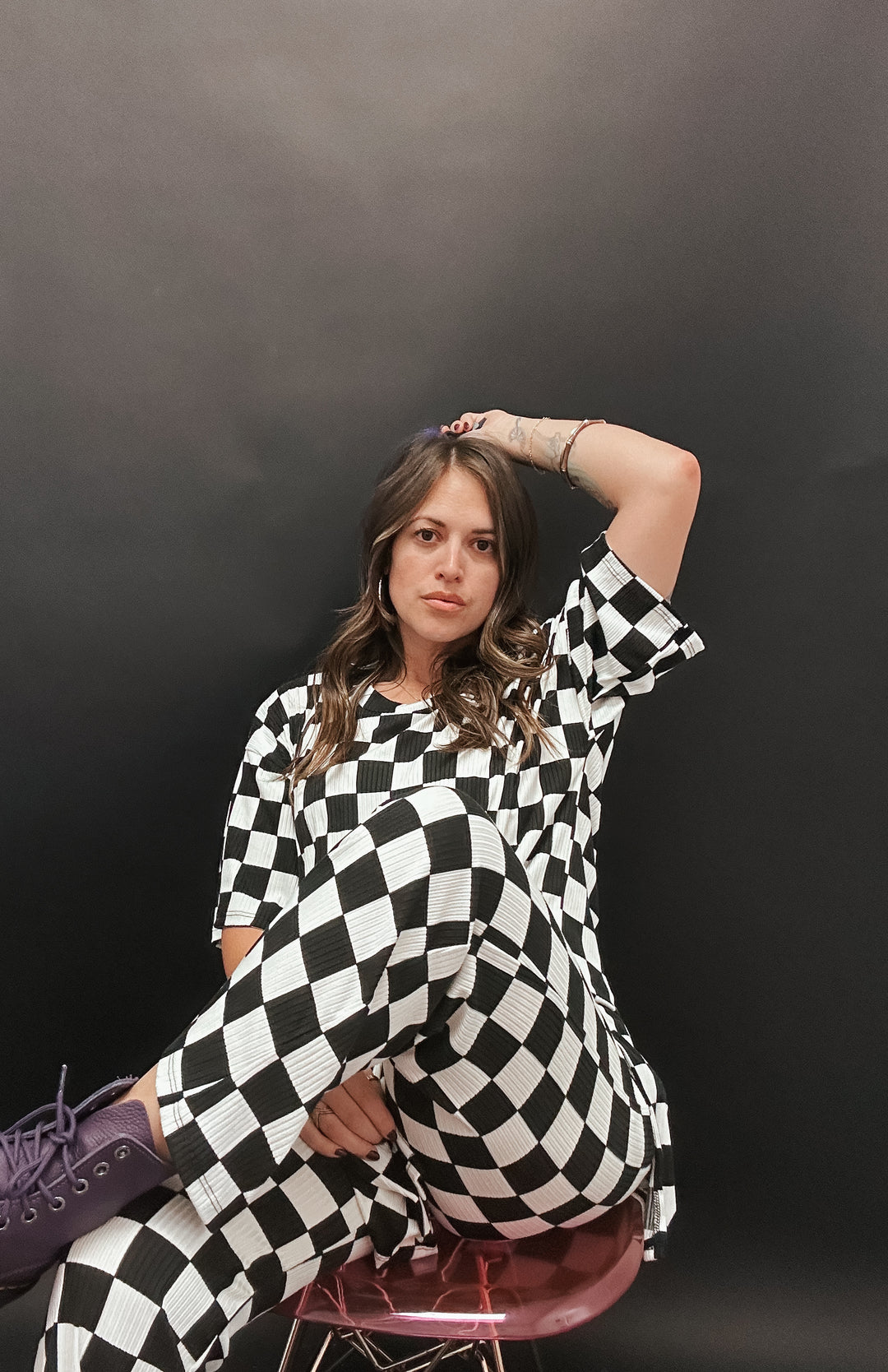 The Jennifer Checkered Set