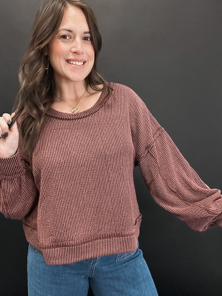 The Christina Ribbed Knit Top