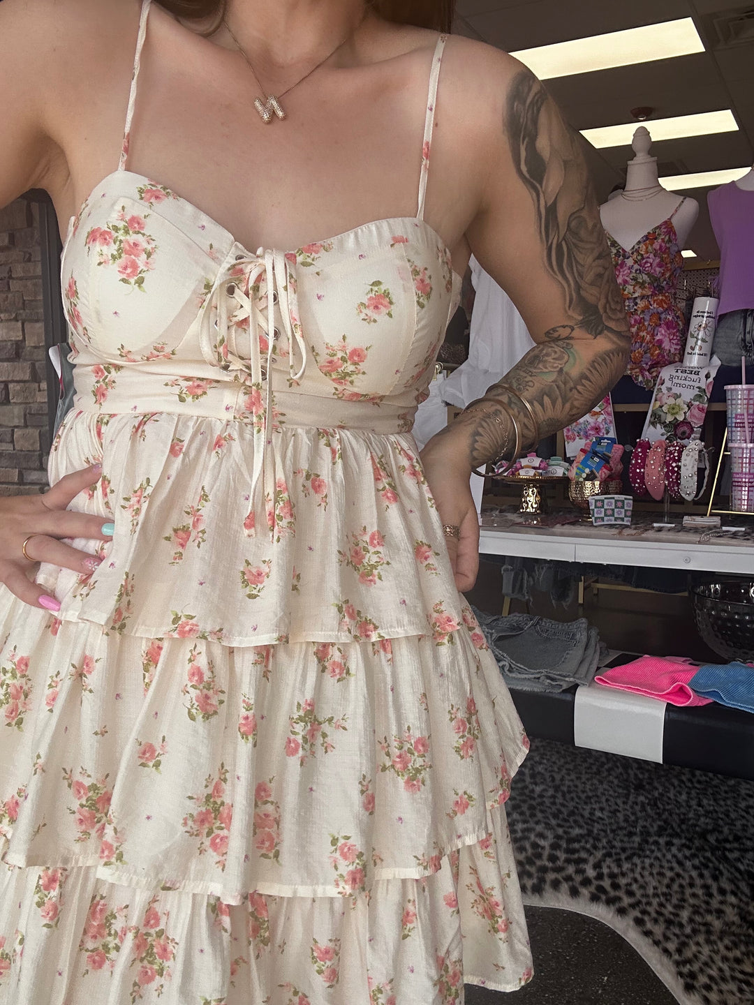 The Desi Floral Mini Dress