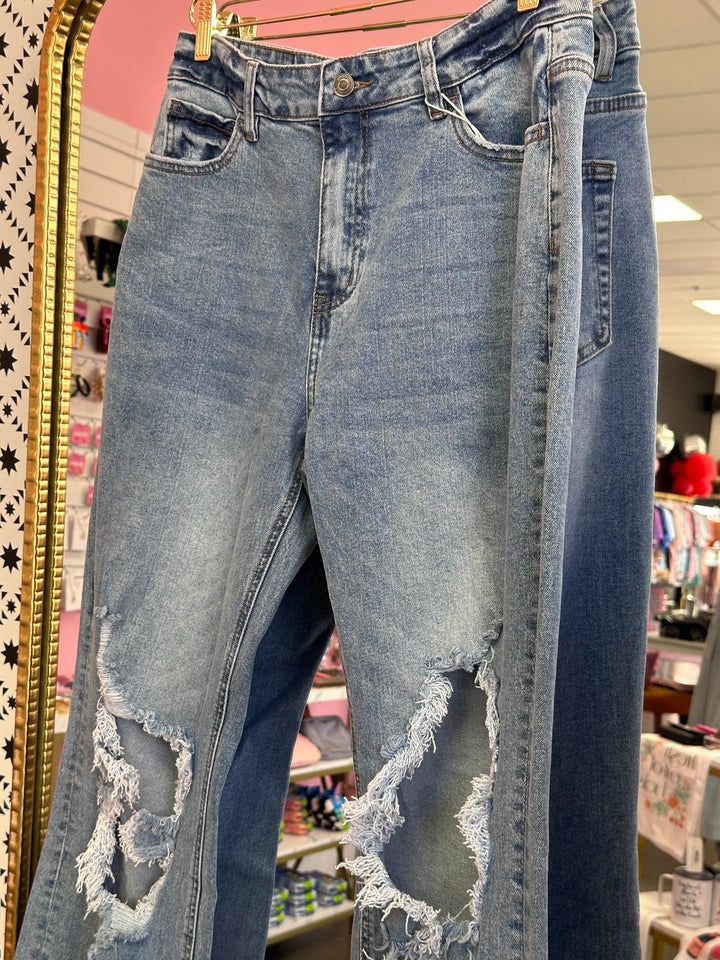 90's Baby Distressed Jeans