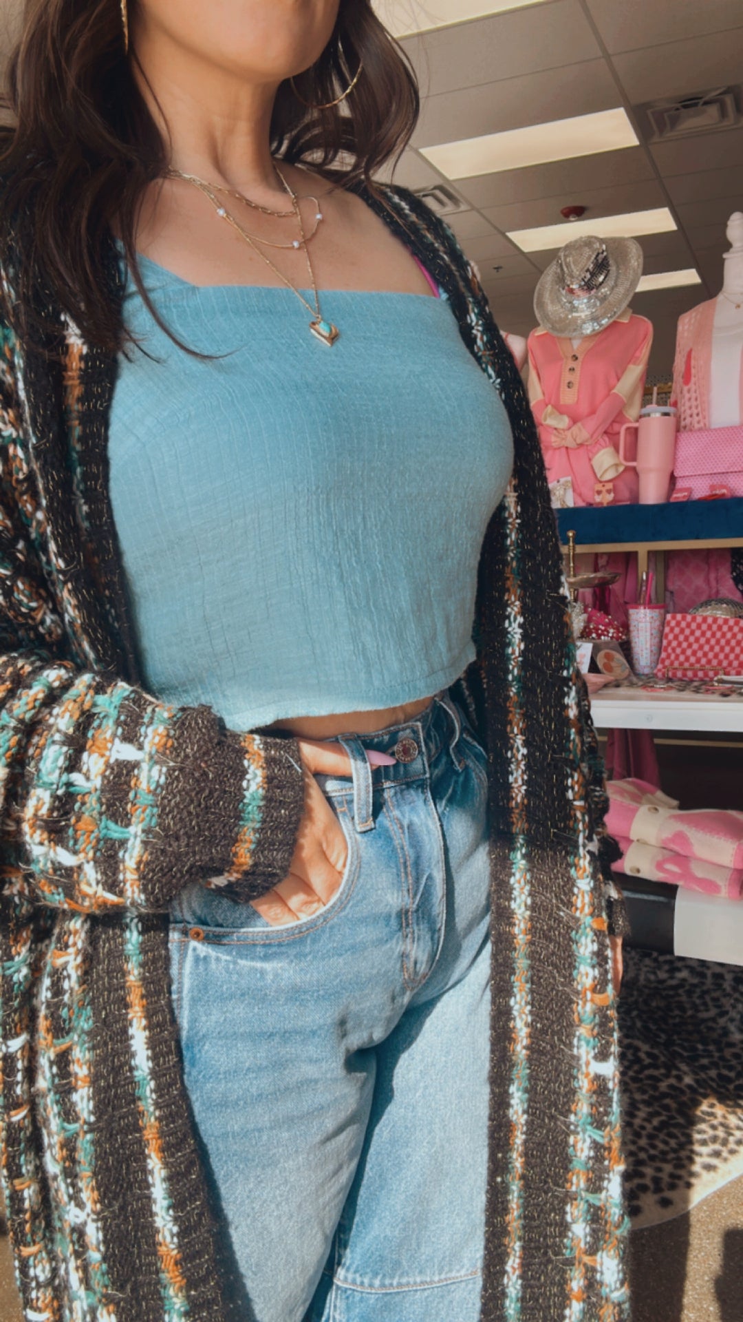 The Jodie Square Neck Crop Top