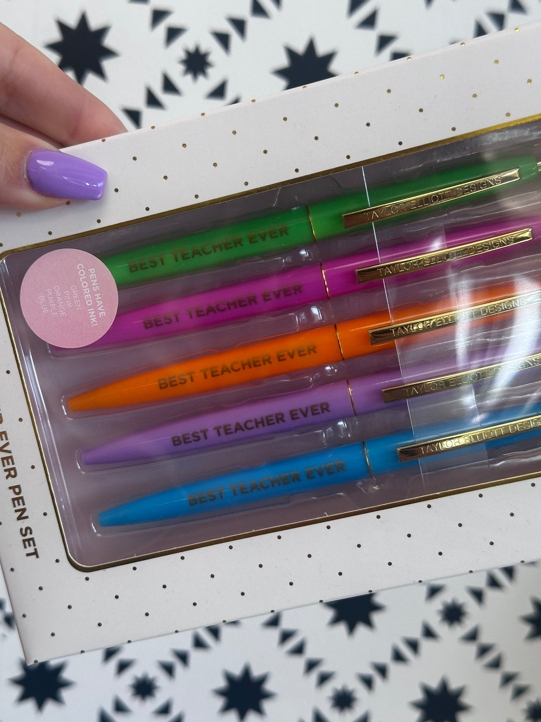 Best Teacher Ever Pen Set