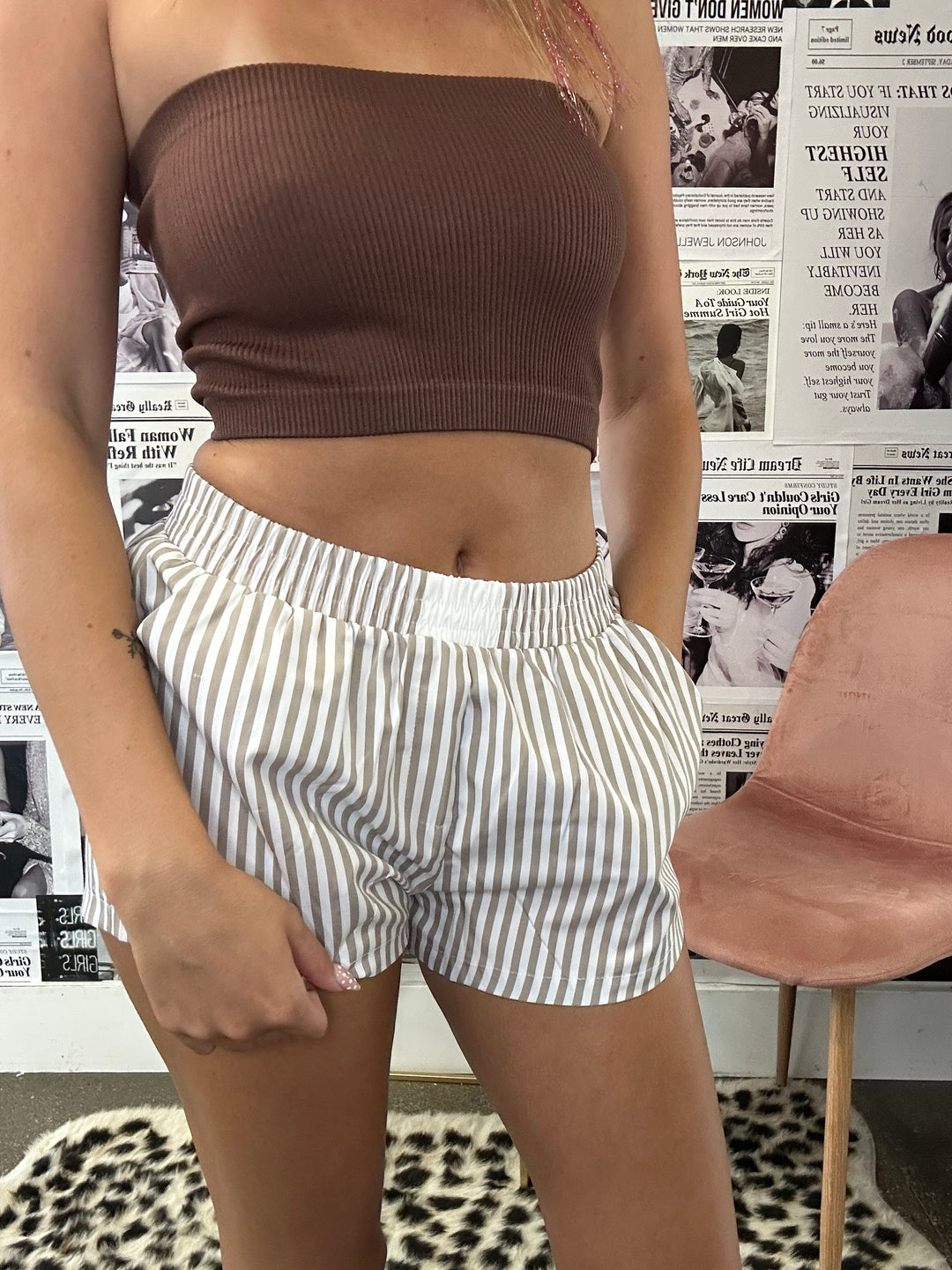 Pinstripe Boxer Shorts