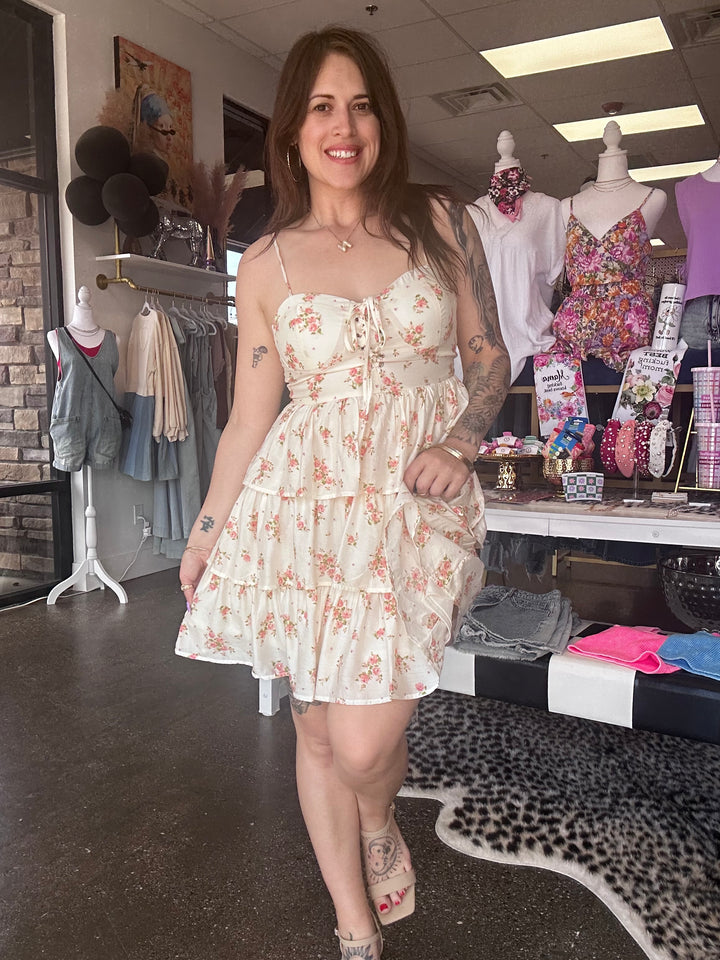The Desi Floral Mini Dress
