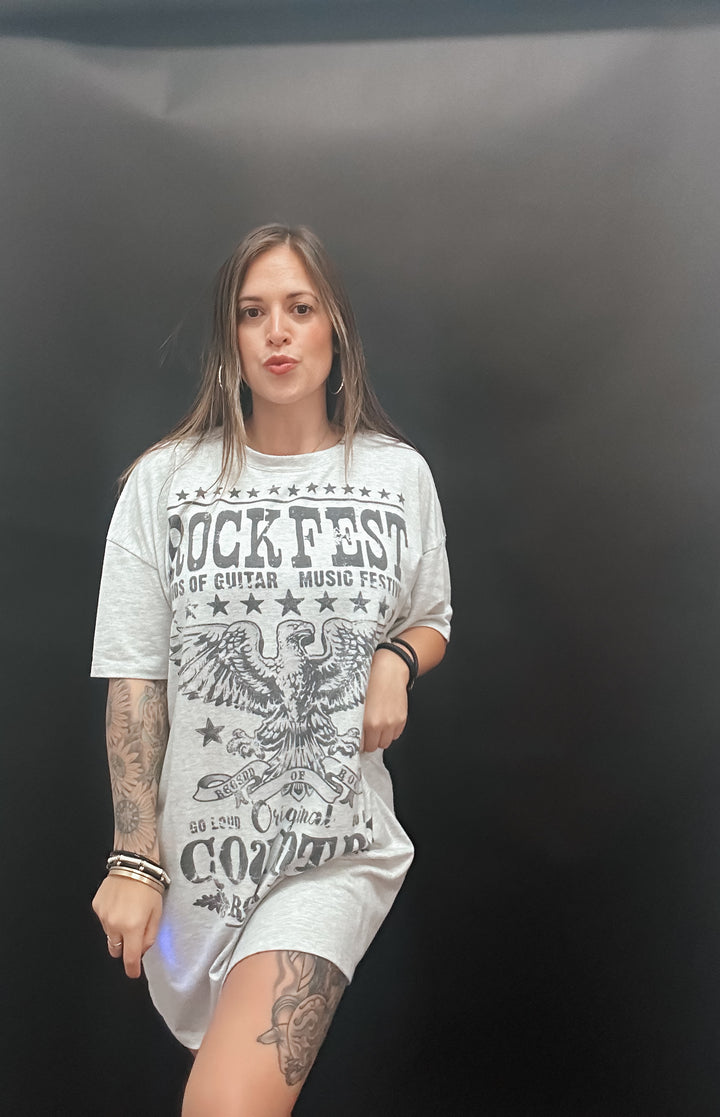 Rockfest Graphic Tshirt Dress