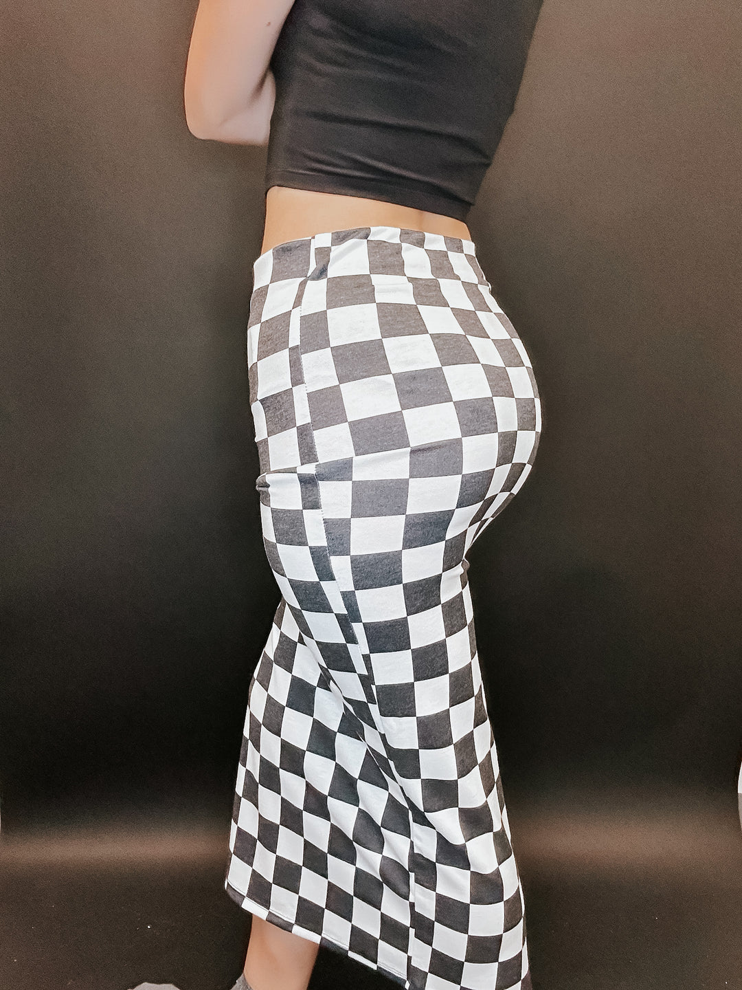 The Leann Checkered Skirt