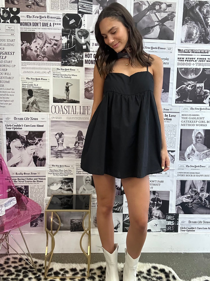 Tan Lines & Times Romper Mini Dress