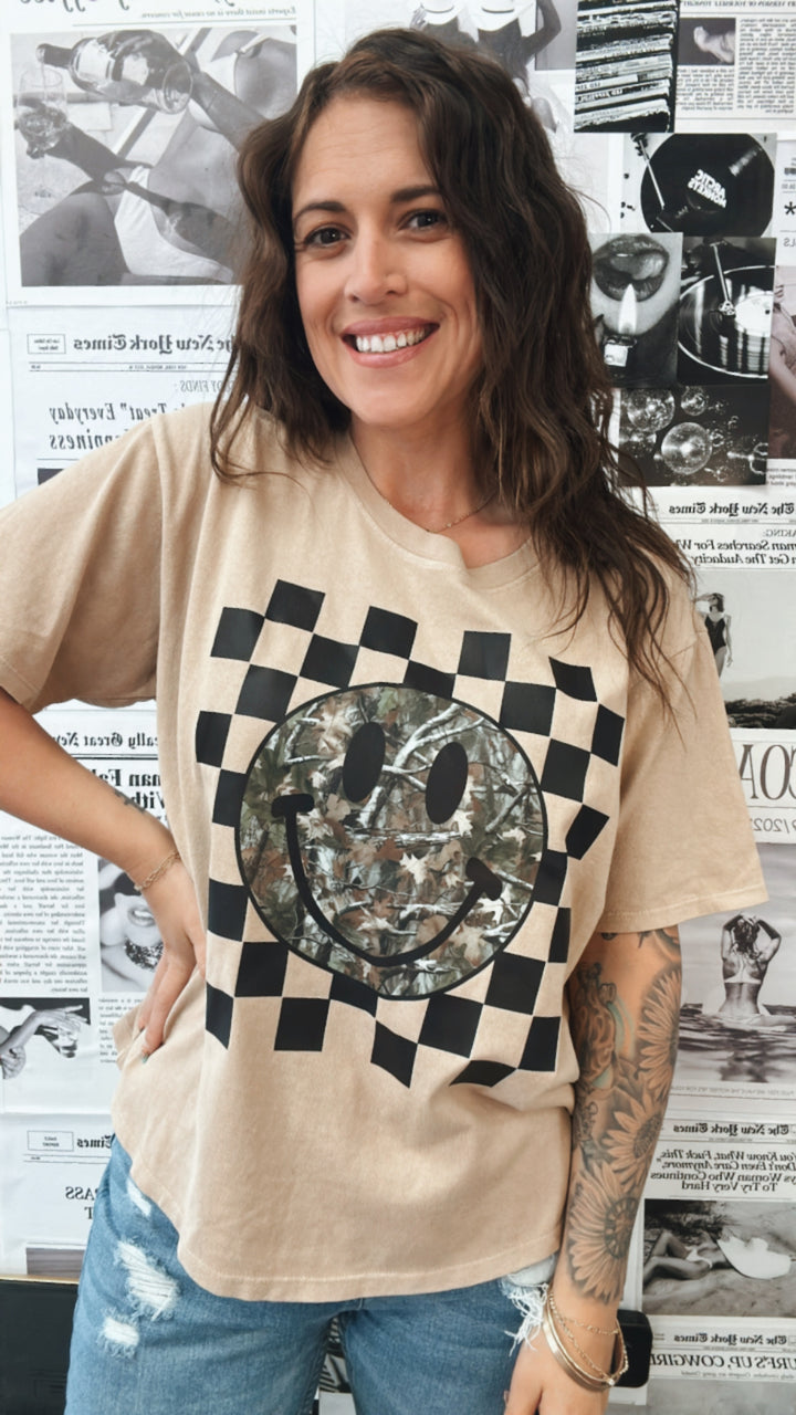 The Camo Happy Tee