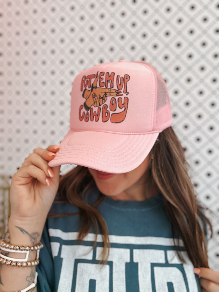 Put Em Up Cowboy Trucker Hat