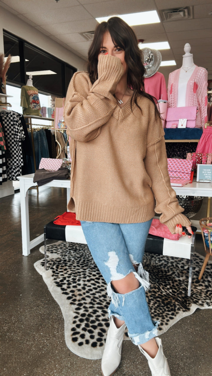 The Brandi Chunky Oversized Sweater